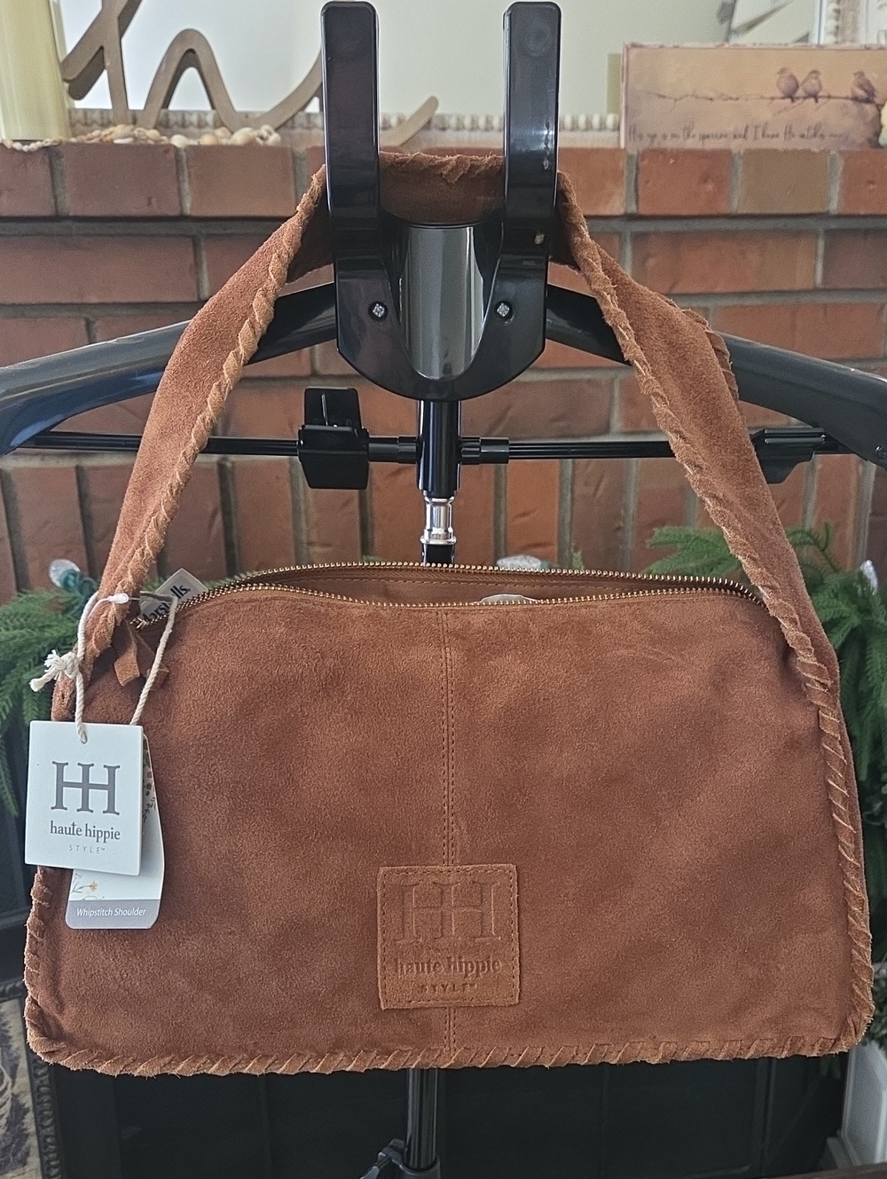 Haute Hippie Tan Suede Hand Bag